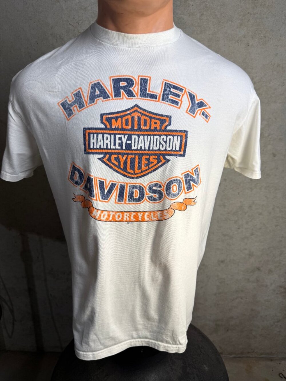 Harley Davidson T Shirt Mens XLarge White Chesters Reno Nevada Graphic